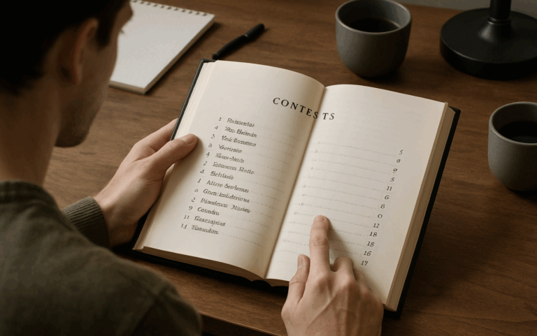 What Is a Table of Contents? Purpose, Examples & Design Tips