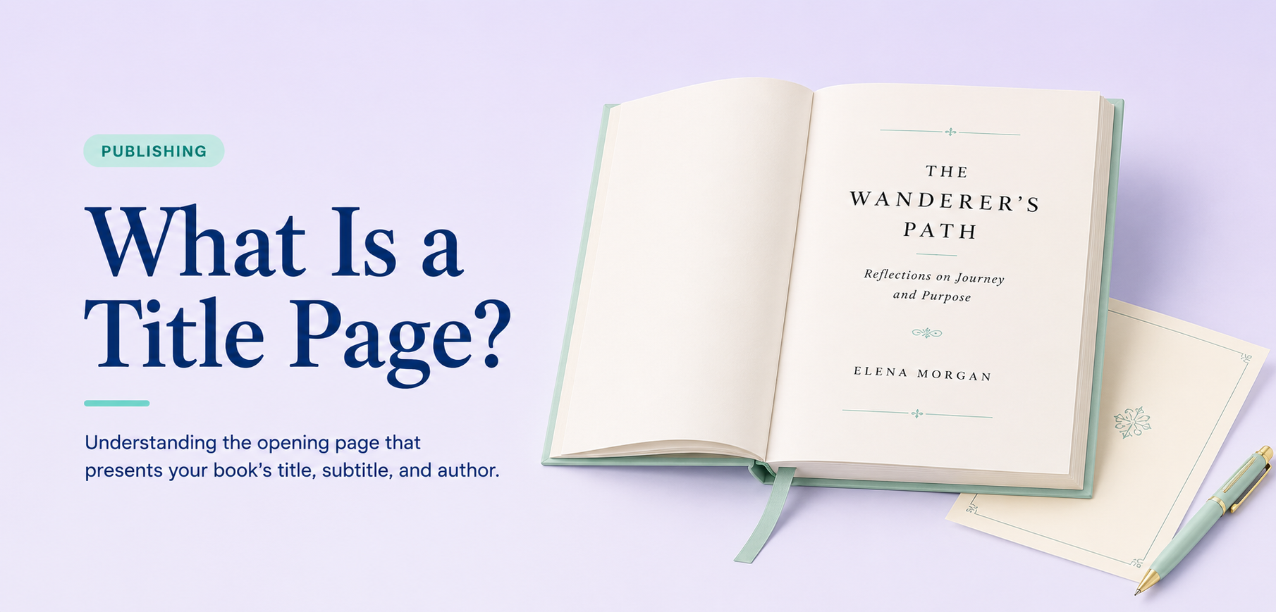 What Is a Title Page? Book, Essay & APA Format Guide