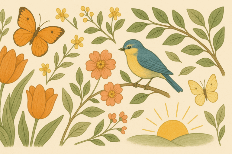 From Blossom to Breeze: Words Associated with Spring