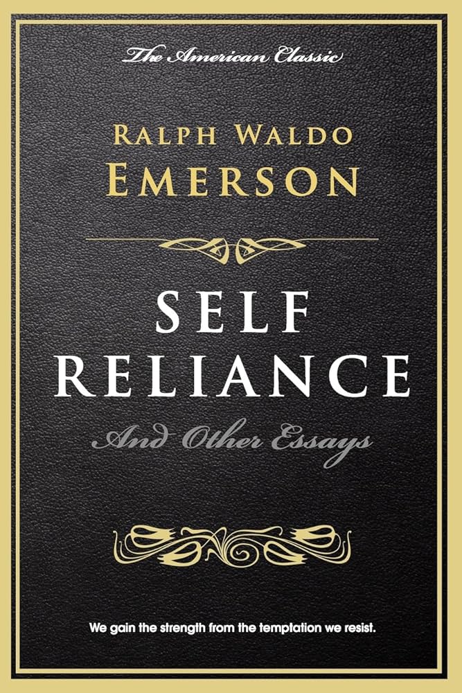 Self-Reliance by Ralph Waldo Emerson - book cover.