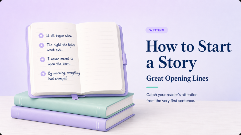 How to Start a Story: Techniques That Actually Work
