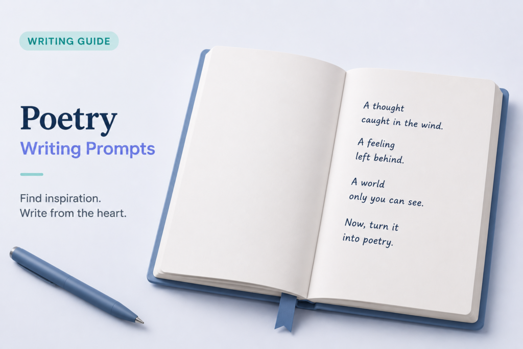 50+ Creative Poetry Writing Prompts to Spark Your Next Poem